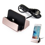 Docking station til iPhone 5/6 - Rose guld